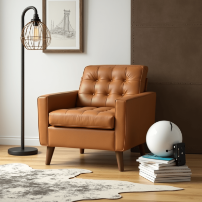 genuine leather couches
