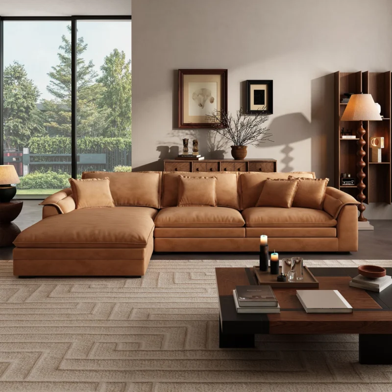 leather bed settee