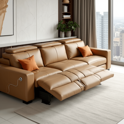 leather bed settee