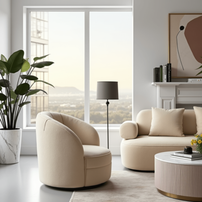 swivel accent chair